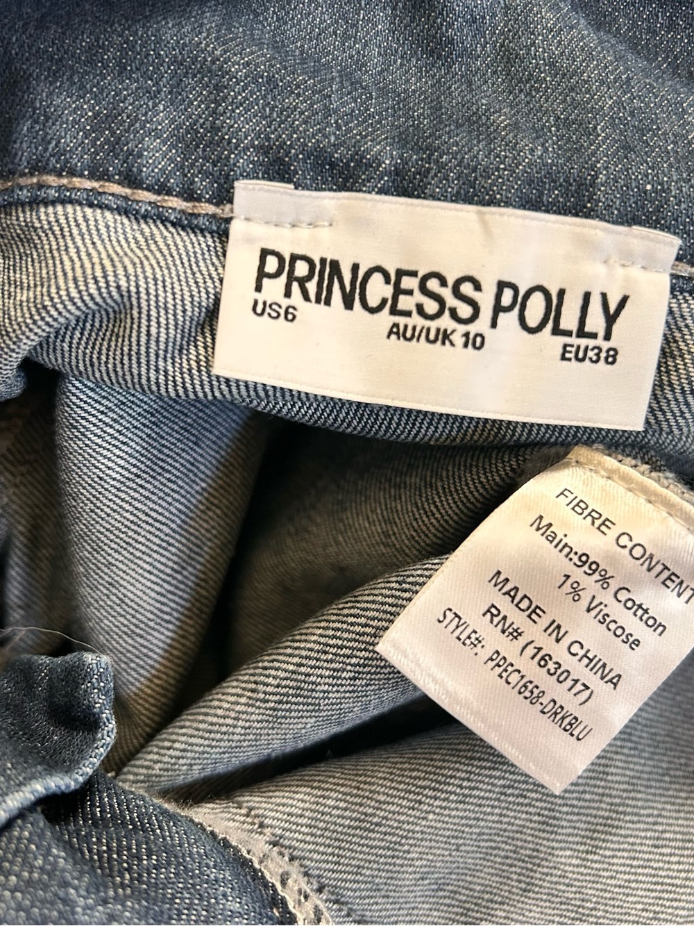 PRINCESS POLLY Unwritten Mid Rise Wide Leg Jeans - Picture 6 of 10
